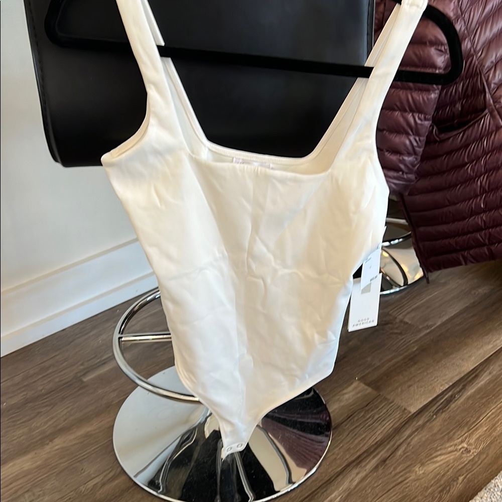 Good American White Bodysuit NWT
